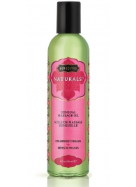 Массажное масло Naturals Strawberry Dreams с ароматом клубники - 236 мл. - Kama Sutra - купить с доставкой в Нальчике