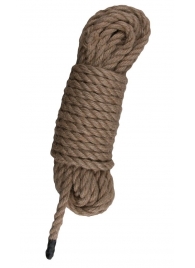 Пеньковая веревка для связывания Hemp Rope - 5 м. - Easy toys - купить с доставкой в Нальчике