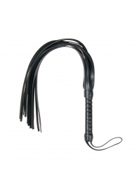 Черный флоггер Flogger Whip - 46 см. - Easy toys - купить с доставкой в Нальчике