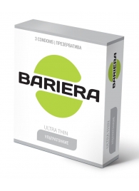 Ультратонкие презервативы Bariera Ultra Thin - 3 шт. - Bariera - купить с доставкой в Нальчике