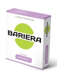 Классические презервативы Bariera Classic - 3 шт. - Bariera - купить с доставкой в Нальчике