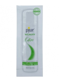 Лубрикант на водной основе pjur WOMAN Aloe - 2 мл. - Pjur - купить с доставкой в Нальчике