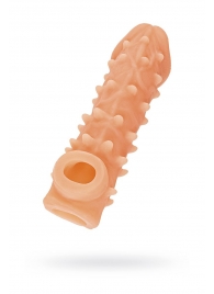 Телесная закрытая насадка с пупырышками Cock Sleeve Size S - 13,8 см. - KOKOS - в Нальчике купить с доставкой Телесная закрытая насадка с пупырышками Cock Sleeve Size S - 13,8 см. - KOKOS - в Нальчике купить с доставкой