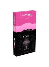 Презервативы с точками и рёбрышками DOMINO Classic Extase - 6 шт. - Domino - купить с доставкой в Нальчике