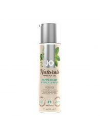 Массажное масло с ароматом перечной мяты и эвкалипта JO Naturals Peppermint   Eucalyptus - 120 мл. - System JO - купить с доставкой в Нальчике