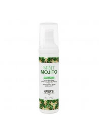 Разогревающее массажное масло с ароматом мохито Gourmet Mint Mojito - 50 мл. - Exsens - купить с доставкой в Нальчике