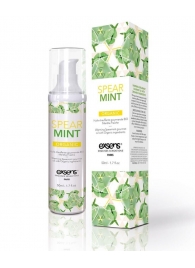 Разогревающее массажное масло Gourmet Spearmint Organic с органическими ингредиентами - 50 мл. - Exsens - купить с доставкой в Нальчике