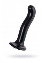 Черный стимулятор для пар P G-Spot Dildo Size M - 18 см. - Strap-on-me - в Нальчике купить с доставкой