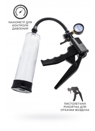 Прозрачная механическая помпа для пениса Viggo - Sexus - в Нальчике купить с доставкой