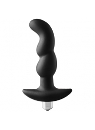 Черная вибропробка для простаты FantASStic Vibrating Prostate Plug - 14,5 см. - Dream Toys - в Нальчике купить с доставкой