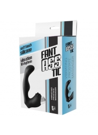 Черный вибромассажер простаты FantASStic Vibrating Prostate Massager - 11,3 см. - Dream Toys - в Нальчике купить с доставкой