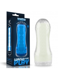 Светящийся в темноте мастурбатор Lumino Play Masturbator Ribbed - Lovetoy - в Нальчике купить с доставкой