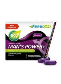 Возбуждающее средство для мужчин Mans Power plus - 10 капсул (0,35 гр.) +1 в подарок - SuperCaps - купить с доставкой в Нальчике