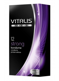 Презервативы с утолщённой стенкой VITALIS PREMIUM strong - 12 шт. - Vitalis - купить с доставкой в Нальчике