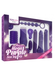Эротический набор Toy Joy Mega Purple - Toy Joy - купить с доставкой в Нальчике