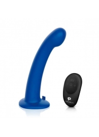 Синяя насадка Remote Control P-Spot G-Spot с черными трусиками - 20 см. - Pegasus - купить с доставкой в Нальчике