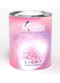 Ультратонкие презервативы Arlette Light - 24 шт. - Arlette - купить с доставкой в Нальчике