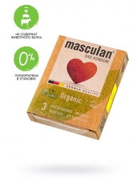 Экологически чистые презервативы Masculan Organic - 3 шт. - Masculan - купить с доставкой в Нальчике