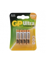 Батарейки алкалиновые GP Ultra Alkaline 24А AАA/LR03 - 4 шт. - Элементы питания - купить с доставкой в Нальчике