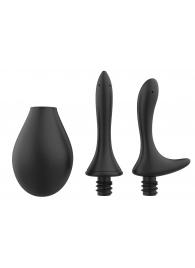 Черный анальный душ Nexus Anal Douche Set с 2 сменными насадками - Nexus Range - купить с доставкой в Нальчике