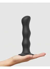 Черная насадка Strap-On-Me Dildo Geisha Balls size XL - Strap-on-me - купить с доставкой в Нальчике