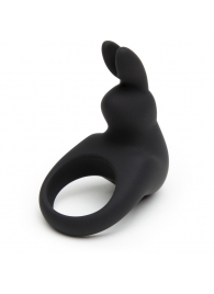 Черное эрекционное виброкольцо Happy Rabbit Rechargeable Rabbit Cock Ring - Happy Rabbit - в Нальчике купить с доставкой