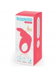 Розовое эрекционное виброкольцо Happy Rabbit Rechargeable Rabbit Cock Ring - Happy Rabbit - в Нальчике купить с доставкой