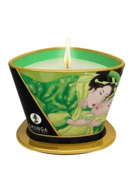 Массажная свеча Exotic Green Tea с ароматом зелёного чая - 170 мл. - Shunga - купить с доставкой в Нальчике