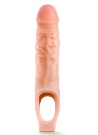 Телесная насадка на пенис 9 Inch Cock Sheath Extender - 22,2 см. - Blush Novelties - в Нальчике купить с доставкой