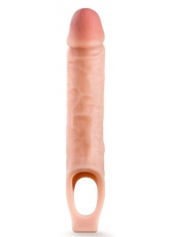 Телесная насадка на пенис 10 Inch Cock Sheath Extender - 25 см. - Blush Novelties - в Нальчике купить с доставкой