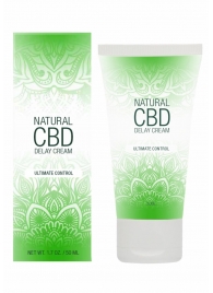 Крем-пролонгатор Natural CBD Delay Cream - 50 мл. - Shots Media BV - купить с доставкой в Нальчике