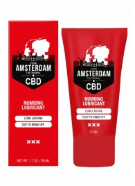 Пролонгирующий лубрикант Numbing CBD from Amsterdam - 50 мл. - Shots Media BV - купить с доставкой в Нальчике