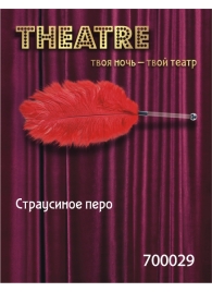 Красное страусовое пёрышко - ToyFa - купить с доставкой в Нальчике