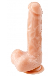 Телесный реалистичный фаллоимитатор - 18 см. - Devi купить с доставкой в интернет-магазине Orgasmix в Нальчике Телесный реалистичный фаллоимитатор - 18 см. - Devi