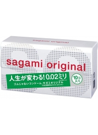 Ультратонкие презервативы Sagami Original 0.02 - 10 шт. - Sagami - купить с доставкой в Нальчике