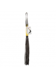 Черная плеть с желтой рукоятью Boundless Flogger - 69,25 см. - California Exotic Novelties - купить с доставкой в Нальчике