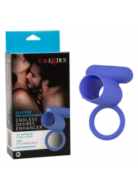 Синее эрекционное виброкольцо Silicone Rechargeable Endless Desires Enhancer - California Exotic Novelties - в Нальчике купить с доставкой