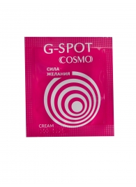 Стимулирующий интимный крем для женщин Cosmo G-spot - 2 гр. - Биоритм - купить с доставкой в Нальчике