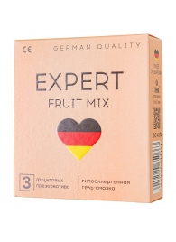 Ароматизированные презервативы EXPERT Fruit Mix - 3 шт. - Expert - купить с доставкой в Нальчике