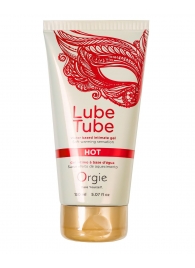 Интимный гель на водной основе Lube Tube Hot с разогревающим эффектом - 150 мл. - ORGIE - купить с доставкой в Нальчике