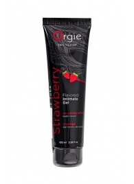 Интимный гель на водной основе Lube Tube Strawberry с клубничным вкусом - 100 мл. - ORGIE - купить с доставкой в Нальчике