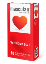 Презервативы Masculan Sensitive plus - 10 шт. - Masculan - купить с доставкой в Нальчике