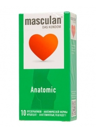 Презервативы анатомической формы Masculan Anatomic - 10 шт. - Masculan - купить с доставкой в Нальчике