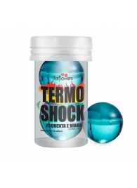 Интимный гель Termo Shock Hot Ball с разогревающе-покалывающим эффектом (2 шарика по 3 гр.) - HotFlowers - купить с доставкой в Нальчике