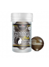 Анальный лубрикант на масляной основе Hot Ball Plus Conforto (2 шарика по 3 гр.) - HotFlowers - купить с доставкой в Нальчике