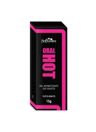 Гель для оральных ласк Oral Hot с согревающим эффектом - 15 гр. - HotFlowers - купить с доставкой в Нальчике