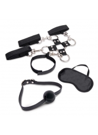 Набор для фиксации из 7 предметов Hogtie   Ball Gag Kit - Lux Fetish - купить с доставкой в Нальчике