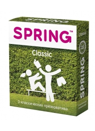 Классические презервативы SPRING CLASSIC - 3 шт. - SPRING - купить с доставкой в Нальчике