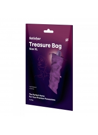 Фиолетовый мешочек для хранения игрушек Treasure Bag XL - Satisfyer - купить с доставкой в Нальчике