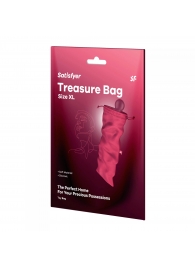 Розовый мешочек для хранения игрушек Treasure Bag XL - Satisfyer - купить с доставкой в Нальчике